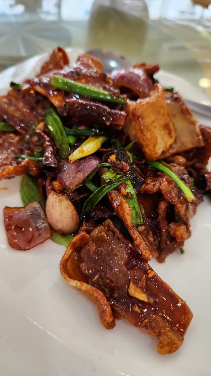 火爆肉 Crispy pork with hot sauce